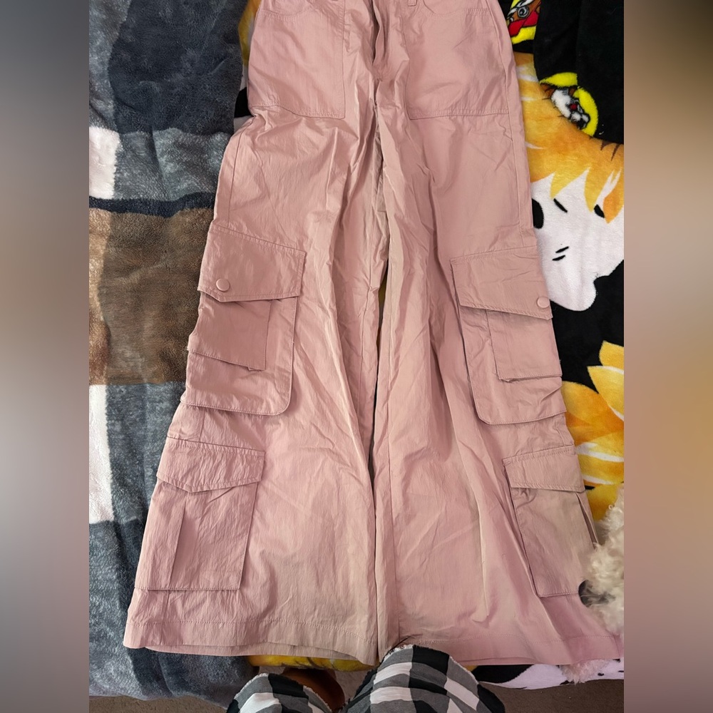 Forever 21 Pink Trousers with Relaxed Fit